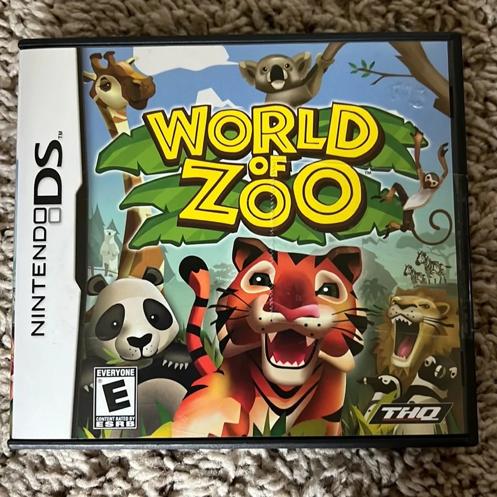 Nintendo DS World of Zoo video game with case